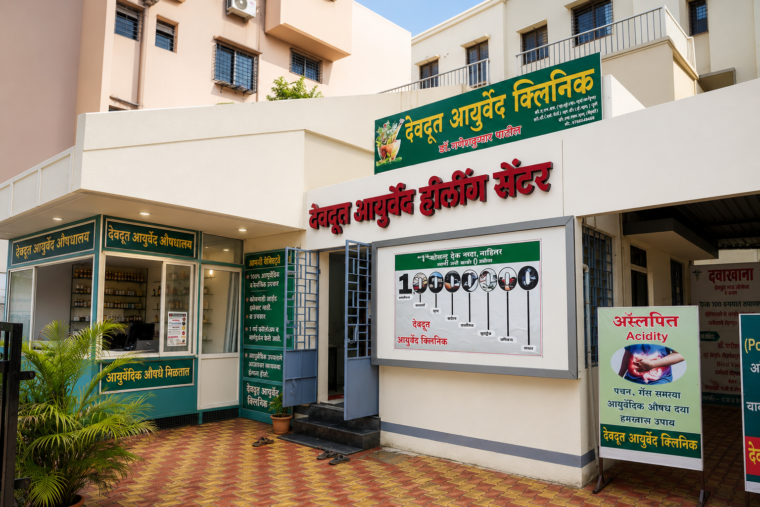 Devdut Healing Center Entrance