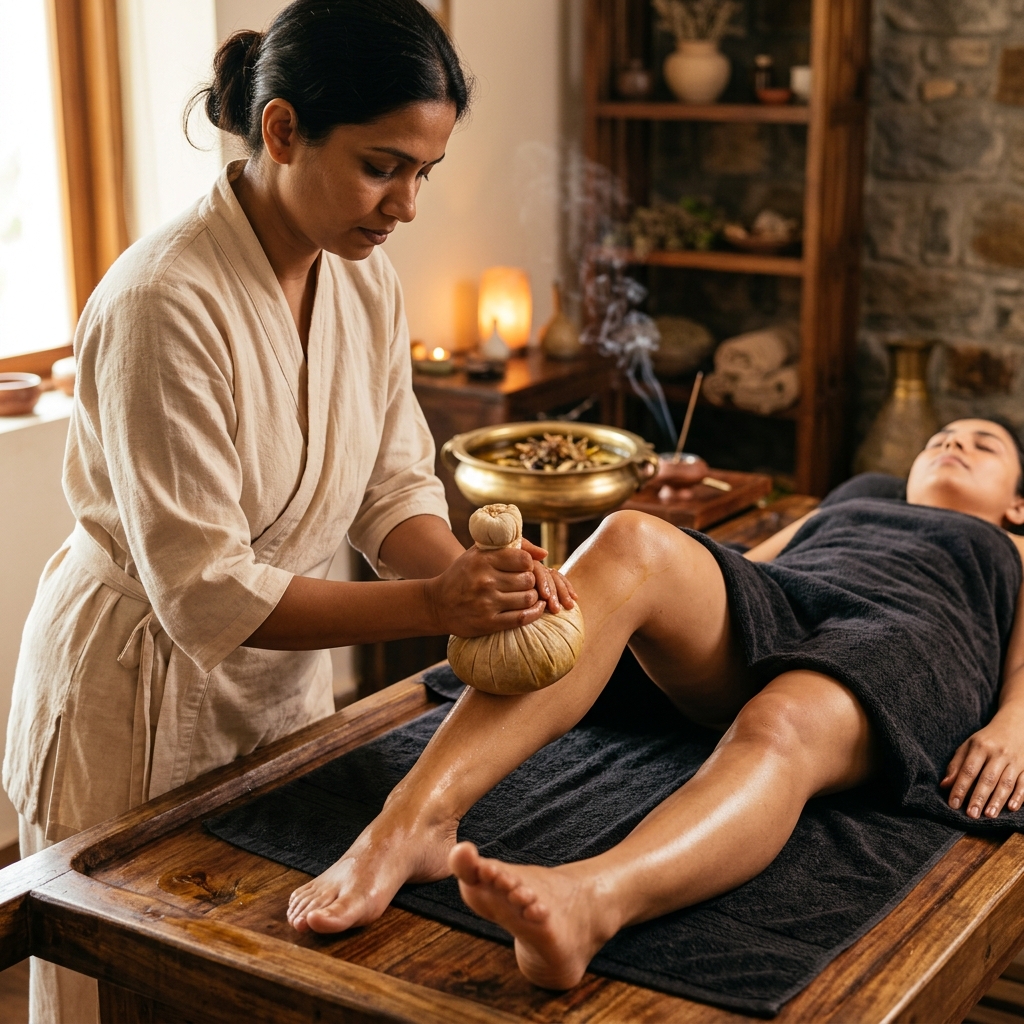 Ayurvedic Pinda Sweda Poultice Therapy